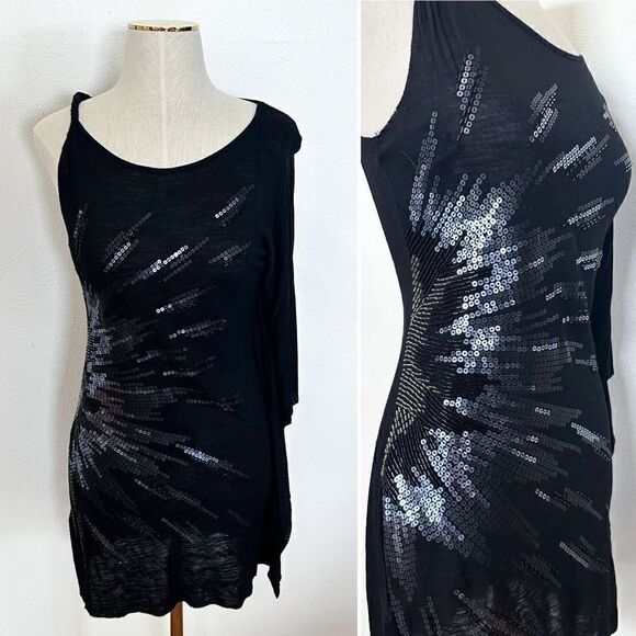 Miss Me Dresses & Skirts - Miss Me Sexy Black Dress - Beaded S
